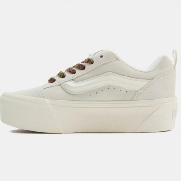 Vans Knu Stack White Chunky Pkatform Sneakers Size Women's 7.5/ Mens 6 NWOB - Picture 6 of 9